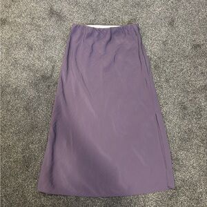 Madewell lightweight viscose midi skirt size 00 light purple